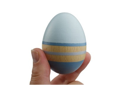 Kaper Kidz Wooden Egg Shaker Blue Music