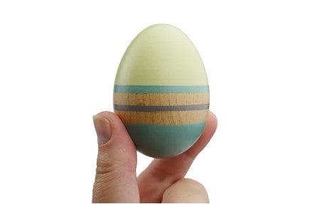 Kaper Kidz Wooden Egg Shaker Green Music