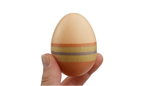 Kaper Kidz Wooden Egg Shaker Apricot Music