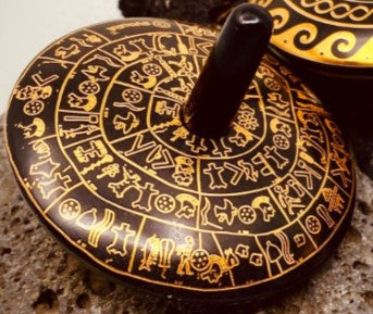 Svoora Tin Tops Phaistos Series Phaistos Disc Spinning Tops