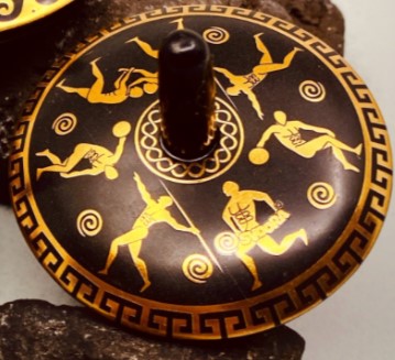 Svoora Tin Tops Phaistos Series Olympic Games Spinning Tops