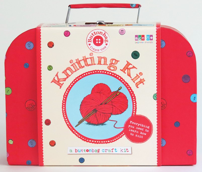 Buttonbag Knitting Kit Suitcase