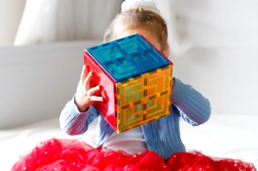 Learn & Grow Toys Magnetic Tiles Large Squares Construction
