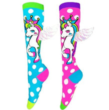 Load image into Gallery viewer, MADMIA Socks - Flying Unicorns
