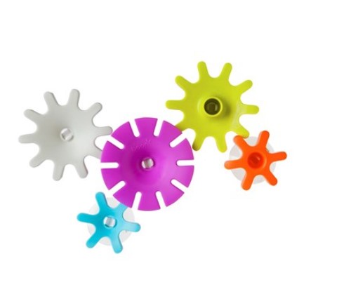 Boon COGS Water Gears Purple Green Bath Toy