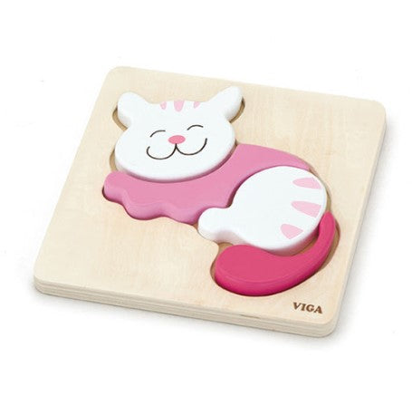 Viga Mini Block Puzzles Cat Puzzle