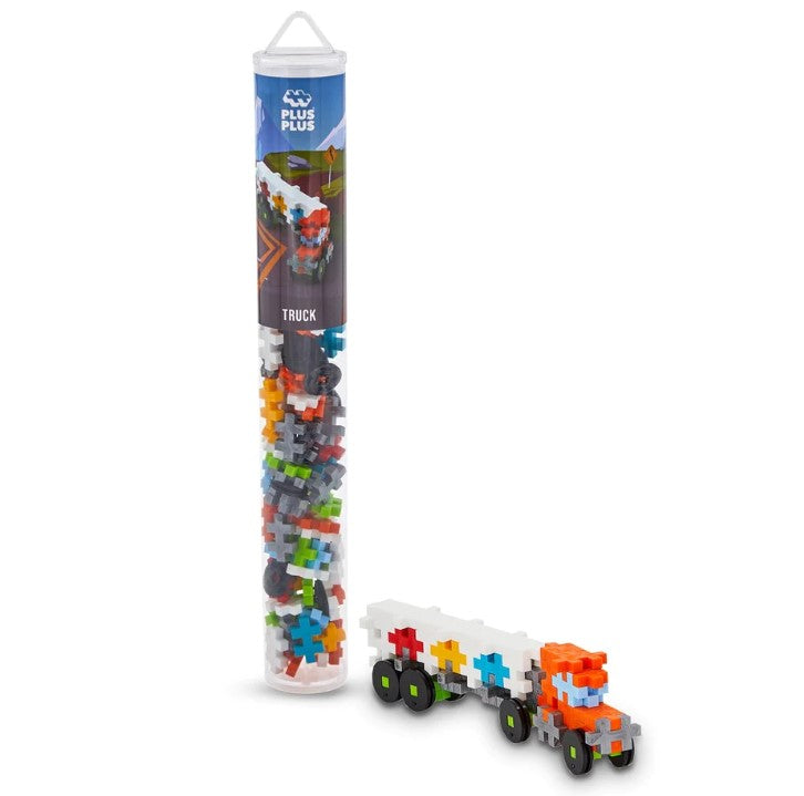 Plus-Plus 100pc Tubes Assorted Truck Construction
