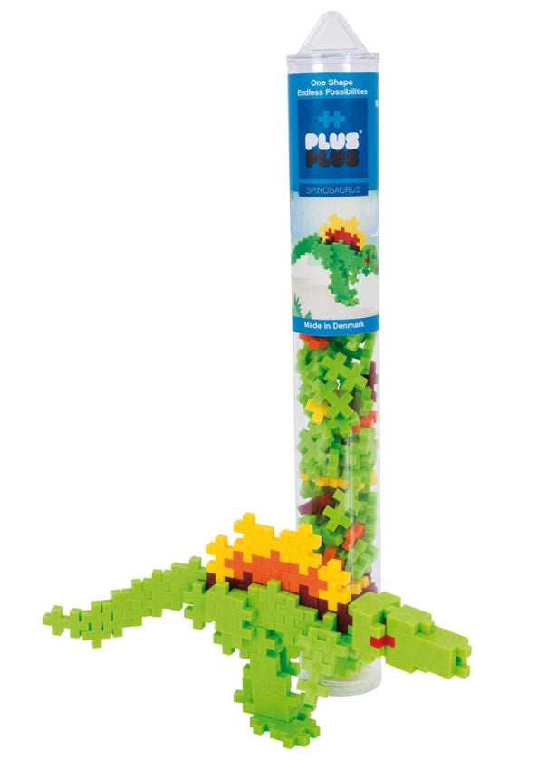 Plus-Plus 100pc Tubes Assorted Spinosaurus Construction