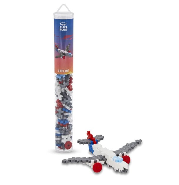 Plus-Plus 100pc Tubes Assorted Airplane Construction