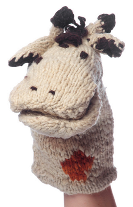 Kenana Knitters Hand Puppet Giraffe Puppet