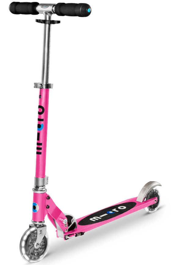 Micro Scooter Sprite LED Pink Ride On Scooter