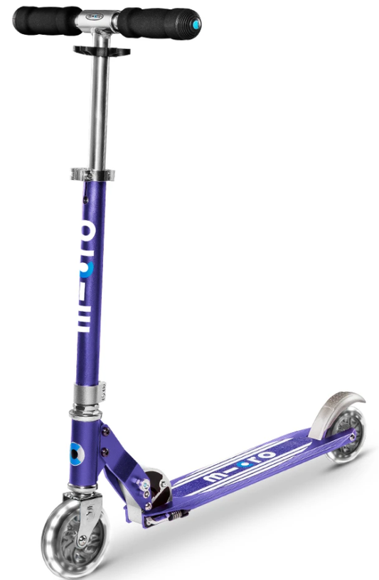 Micro Scooter Sprite LED Blue Stripe Ride On Scooter