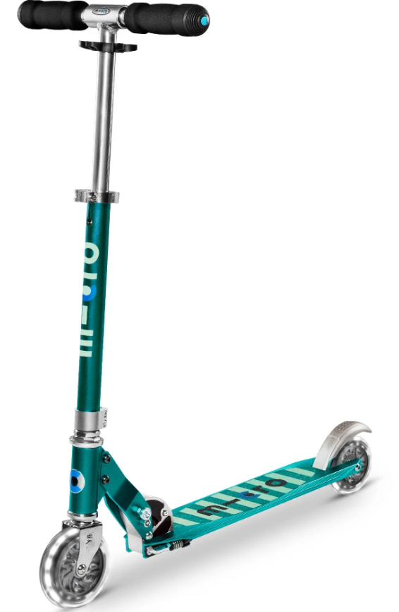 Micro Scooter Sprite LED Sea Green Ride On Scooter
