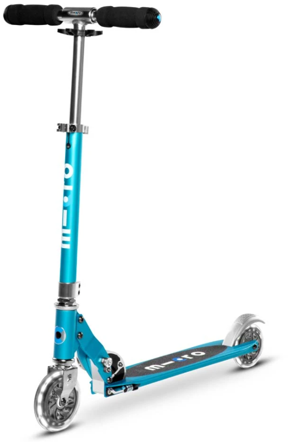 Micro Scooter Sprite LED Ocean Blue Ride On Scooter