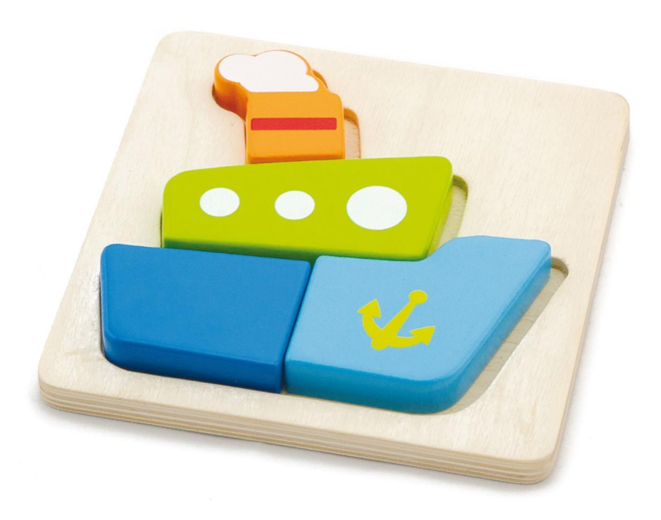 Viga Mini Block Puzzles Boat Puzzle