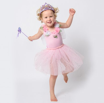 Dress Up - Fairy Dust Dress Small 1-2yrs Light Pink Dress Up