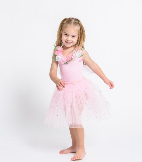 Dress Up - Fairy Dust Dress Large 6-8yrs Light Pink Dress Up