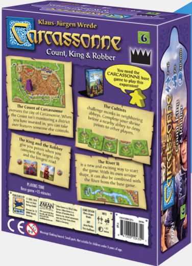 Carcassonne: Count,King & Robber Expansion 6 Game