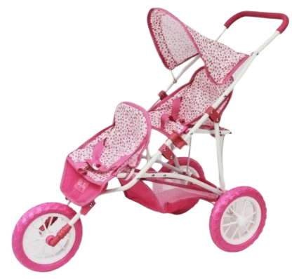Sally Fay Twin Jogger Stroller Doll