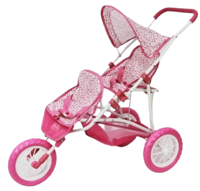Sally Fay Twin Jogger Stroller Doll