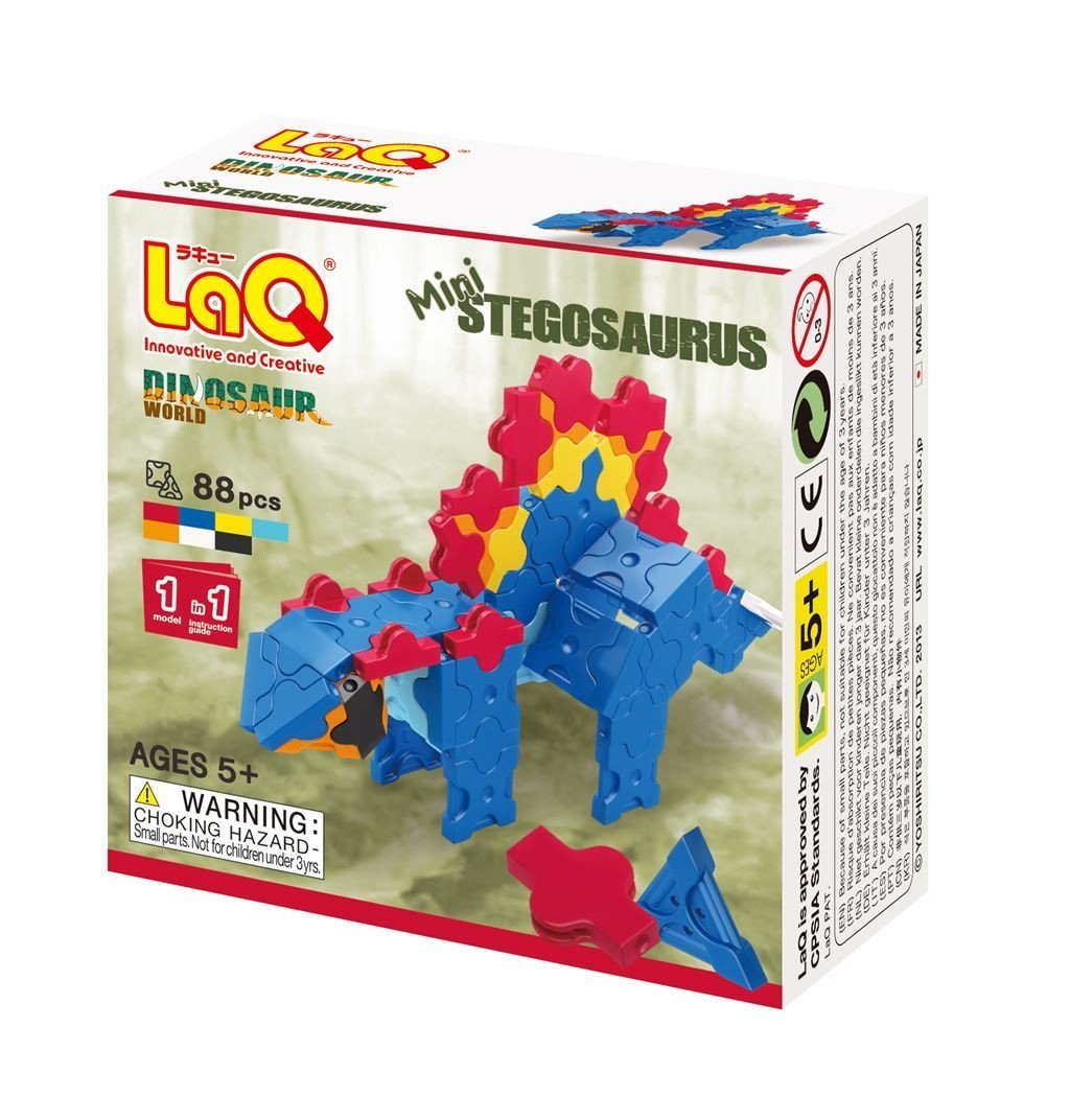 LAQ Dino World Mini Stegosaurus Construction