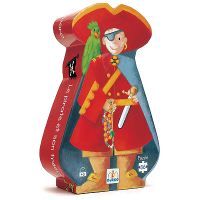 Djeco Pirate & Treasure 36pc Silhouette Puzzle Puzzle