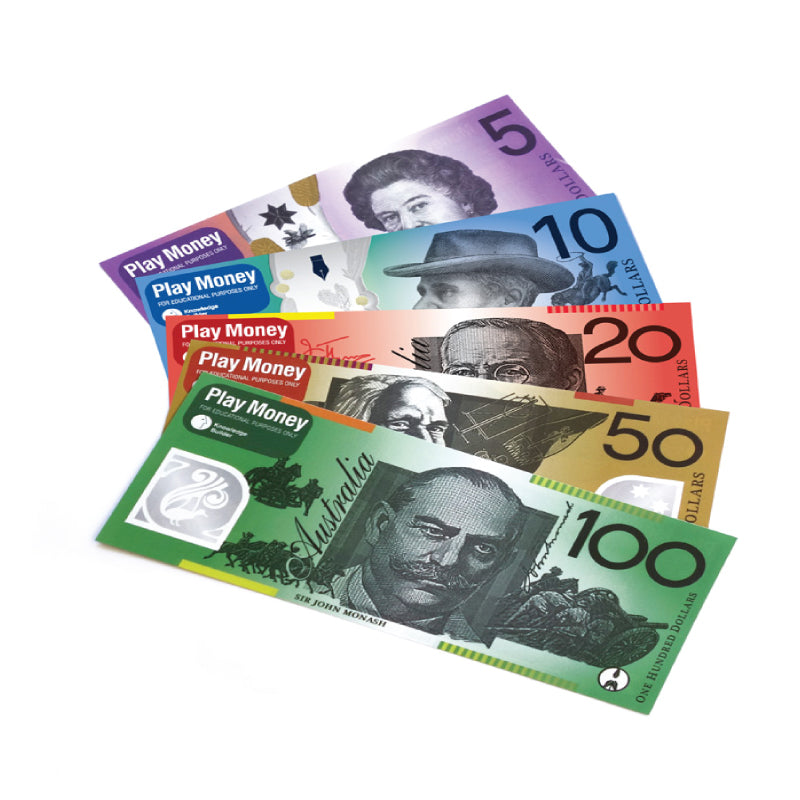 Knowledge Builder Play Money Coin Set 110pc Social Play