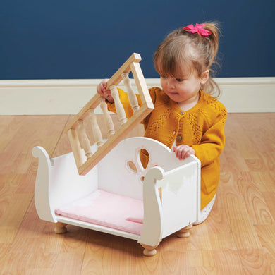 Sleigh Cot by Le Toy Van Doll