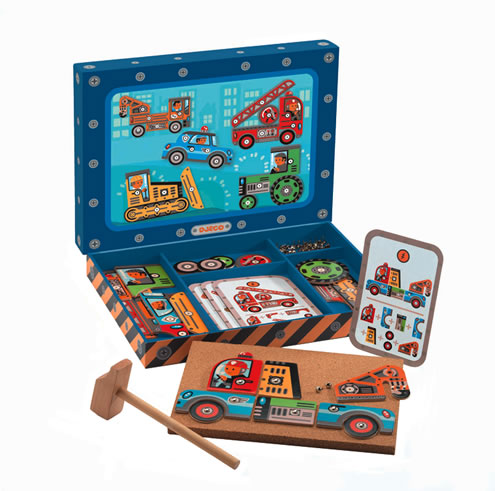 Djeco Tap Tap Vehicles Art and Craft